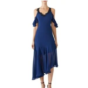 Laced strap Larissa dress. Size 6 regular.